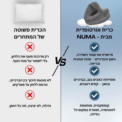NUMA™ - כרית בריאות אורטופדית